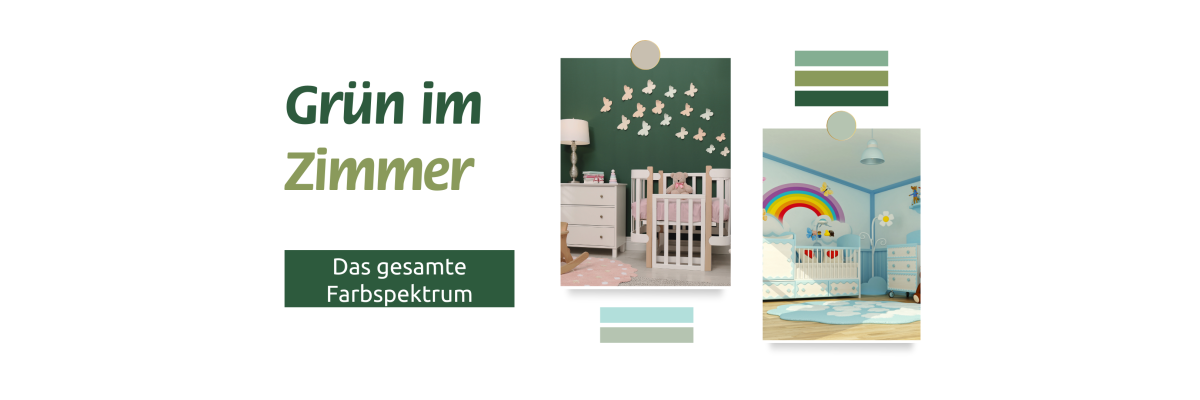Grün im Kinderzimmer – von Mint bis Waldgrün - Grün im Kinderzimmer – von Mint bis Waldgrün