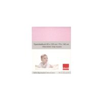 Spannbetttuch 70x140 cm rosa