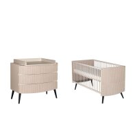 2-tlg Sparset Smile bestehend aus Bett, Umbauseiten,...