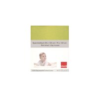 Spannbetttuch 70x140 cm grün