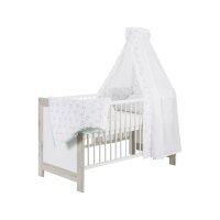 Nordic Halifax Kombi-Kinderbett 70x140cm, Halifax Eiche/weiß