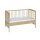 Beistellbett Micky natur 60x120 cm mit Rollen