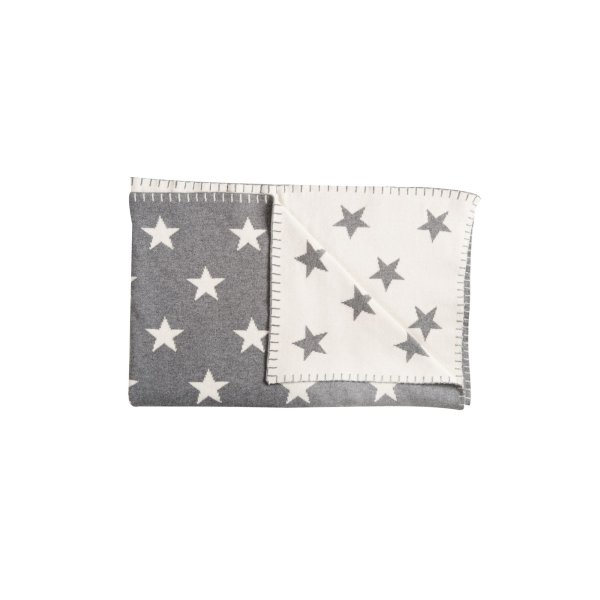 Babykuscheldecke Big Star grau