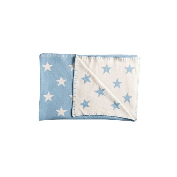 Babykuscheldecke Big Star hellblau