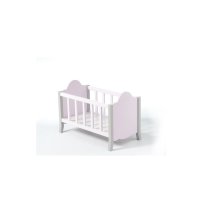 Puppenbett Buche Massiv / Multiplex rosa- und...