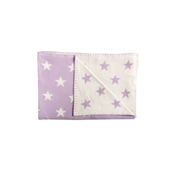 Babykuscheldecke Big Star lila