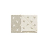 Babykuscheldecke Big Star melange beige