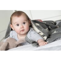 Babykuscheldecke Big Star melange beige