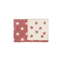 Babykuscheldecke Big Star sunset red