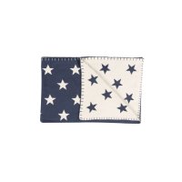 Babykuscheldecke Big Star dunkelblau