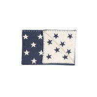 Babykuscheldecke Big Star dunkelblau