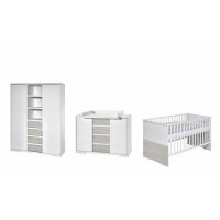 3-tlg Kinderzimmer Maxx Boathouse mit Schrank 2 Türen und Mittelregal