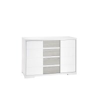 2-tlg Sparset Maxx Boathouse bestehend aus Bett, Umbauseiten, Wickelkommode