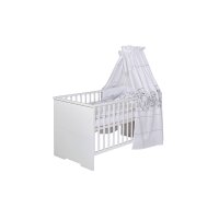 Maxx White Kombi-Kinderbett 70x140 cm