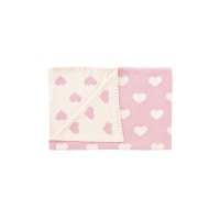 Babykuscheldecke Herzchen rosa