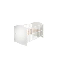 3-tlg Kinderzimmer Classic White mit Schrank 2 Türen