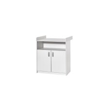 3-tlg Kinderzimmer Classic White mit Schrank 2 Türen