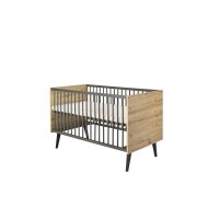 2-tlg Sparset Morris Oak bestehend aus Bett, Umbauseiten,...
