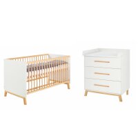 2-tlg Sparset Venice bestehend aus Bett, Umbauseiten,...