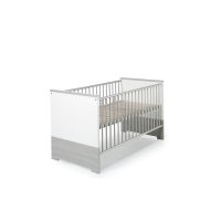 Kombi-Kinderbett Eco Silber 70x140 cm