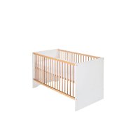 Kombi-Kinderbett Melody White 70x140 cm