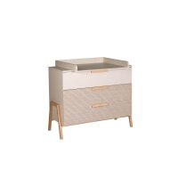 HAPPY Wickelkommode; 3 Schübe, Dekor Carat...