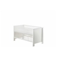Kombi-Kinderbett Milano Weiß 70x140 cm