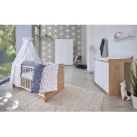 PEPE Kombi-Kinderbett 70x140 cm, Dekor Artisan Oak