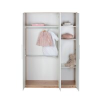 PEPE Schrank 3 Türen, Dekor Artisan Oak / Weiß