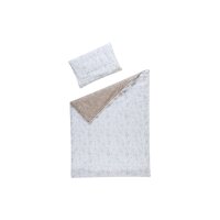 Bettwäsche 2-teilig Origami beige